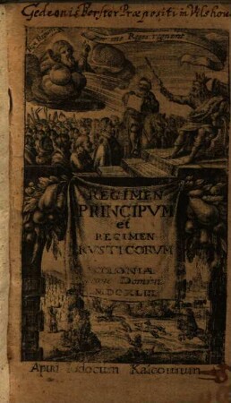 Regimen Principvm et Regimen Rvsticorvm