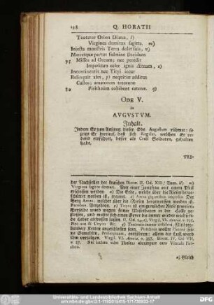 Ode V. in Augustum.