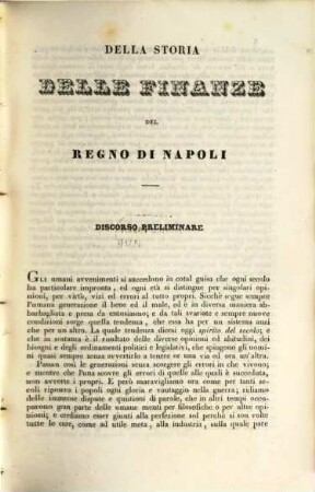 Della storia delle finanze del regno di Napoli : libri sette, 1