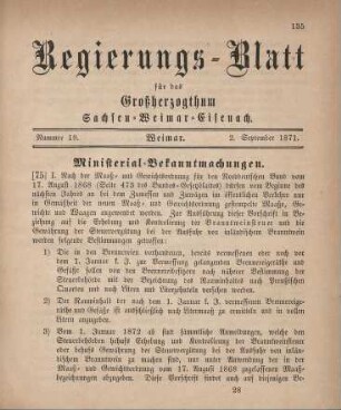 Nr. 19 : 2. September 1871
