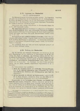 § 20. Prüfung der Bindemittel