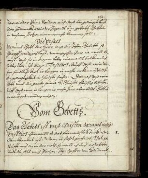 Vom Gebeth.