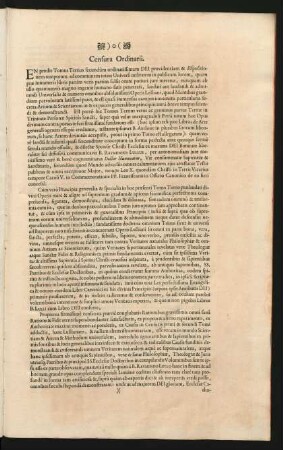 Censura Ordinarii