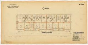 Wohnhausbebauung Orberstraße 3 - 7, Berlin-Wilmersdorf: Orberstraße 4, 4a: Grundriss Obergeschoss 1:100