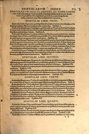 Divi Ambrosii episcopi Mediolanensis omnia opera : accuratissime revisa atq[ue] in tres partes nitidissime excusa. 3