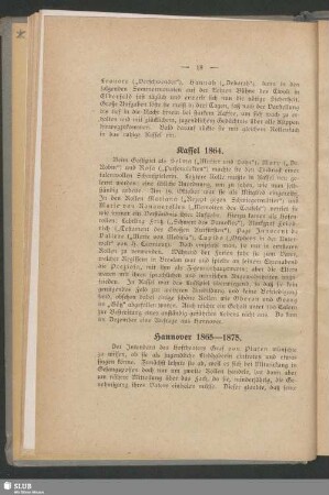 Hannover 1865–1875