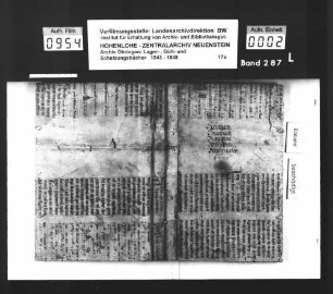 Lager- und Gültbuch über die Steinbacher Ebene, renoviert durch Laurentius Schöll zu Weikersheim.