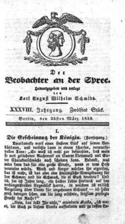 12. Stueck, 25. Maerz 1839