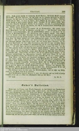 Hoyer's Bulletins