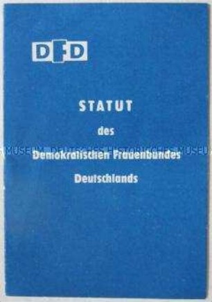 Statut des DFD
