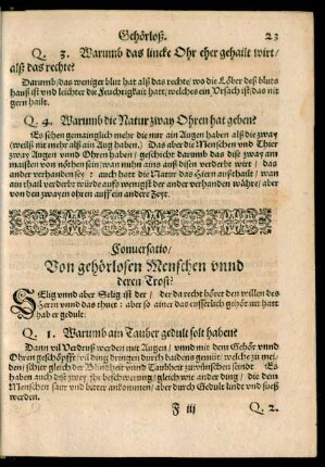 Conversatio/ Von gehörlosen Menschen unnd deren Trost?