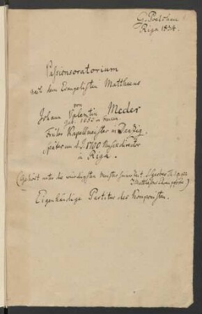 Passio secundum Matthaeum