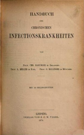 Handbuch der speciellen Pathologie und Therapie. 3