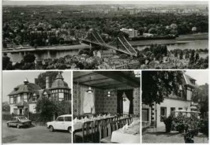 Dresden. Blasewitz, Blaues Wunder, Gaststätte Schöne Aussicht