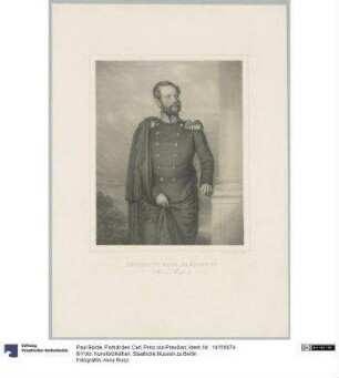 Porträt des Carl, Prinz von Preußen