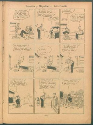 Paragüita y Miquelino. - [Cómic] : ¡Pobre Paragüita!