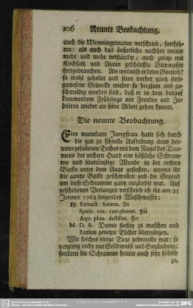 Die neunte Beobachtung