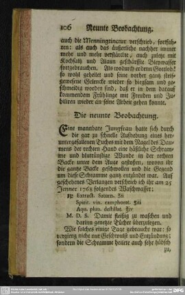 Die neunte Beobachtung