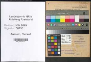 Entnazifizierung Richard Aussem , geb. 14.03.1892 (Vertreter)