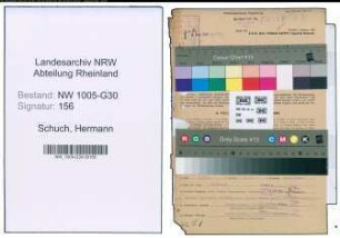 Entnazifizierung Hermann Schuch , geb. 04.08.1920 (Expedient)