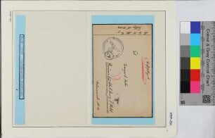 Privat-Feldpostbrief, Schiffsname/Landeinheit: Hafenkommandant Sewastopol, Feldpostnr. 13144; Frankatur, Mi.-Nr.: [Keine]; Poststempel: […]; Nebenstempel: Kriegsmarine Dienststelle Feldpost-Nr. 13144E