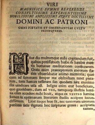 Disp. philos. de lumine mentis humanae
