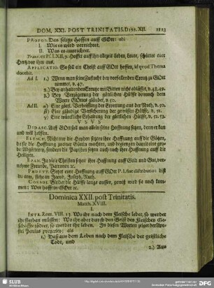 Dominica XXII. post Trinitatis. Matth. XVIII.