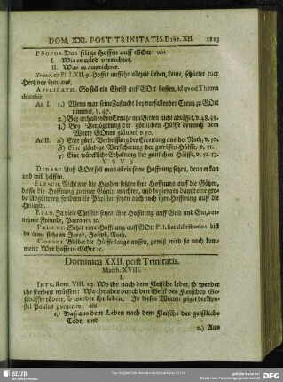 Dominica XXII. post Trinitatis. Matth. XVIII.