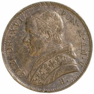 Münze, 20 Baiocchi, 1835