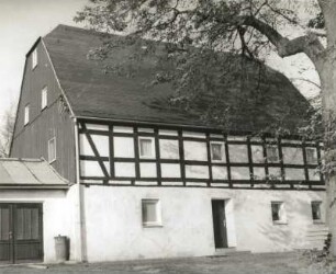 Dörnthal (Pfaffroda-Dörnthal), Hauptstraße 175. Wohnhaus (Hof Nr. 77). Straßenansicht