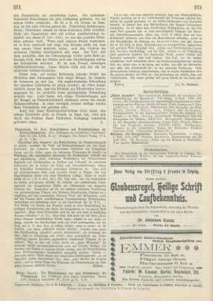 271 [Rezension] Feyerabend, Karl, Katholizismus und Protestantismus als Fortschrittsmächte