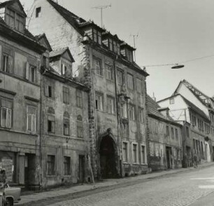 Teichstraße. Nordseite vom Wohnhaus Nr. 22 nach Westen