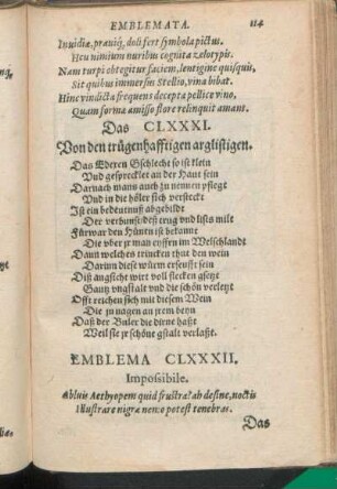 Emblema CLXXXII. Impossibile.