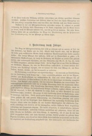2. Verbreitung durch Ableger.