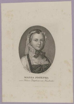 Bildnis der Maria Josepha von Sachsen, Dauphine von Frankreich