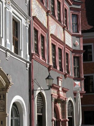 Fassade der ehemaligen Ratsapotheke am Untermarkt