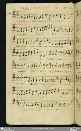 29 Elias Groskurdt: Jubilate Deo