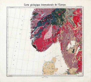 Carte géologique internationale de l'Europe