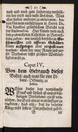 21-44, Caput IV.