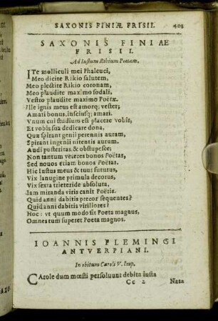 Joannis Flemingi Antverpiani.