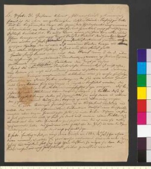 Brief von Zelter, Karl Friedrich an Goethe, Johann Wolfgang von