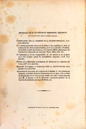 Anatomie comparée du système dentaire chez l'homme et chez les principaux animaux