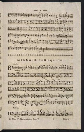 9-13, Missa III. de Requiem