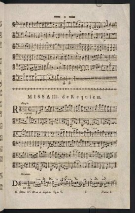 9-13, Missa III. de Requiem