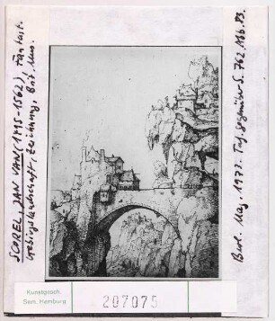 Jan van Scorel: Gebirgslandschaft. London, British Museum