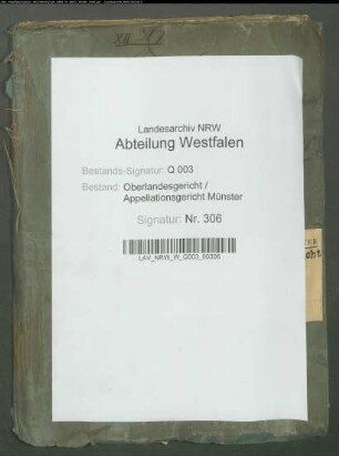 Das Gefängnis zu Horstmar und die Anstellung der Gefangenenwärter