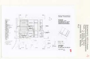 Pharmazeutischer Fertigungsbetrieb (Diplomarbeit bei Kurt Dübbers): Grundriss 1:500