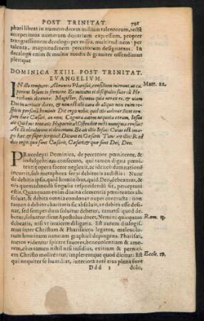 Dominica XXIII. Post Trinitat.