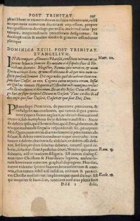 Dominica XXIII. Post Trinitat.