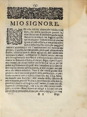Lettera apologetica intorno ad vna pianta anonima
